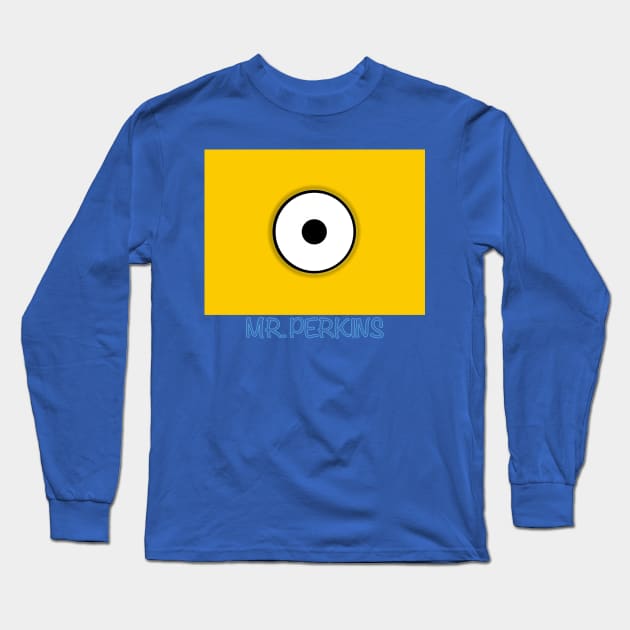 MINION USA DESPICABLE MR.PERKINS Long Sleeve T-Shirt by LuckYA